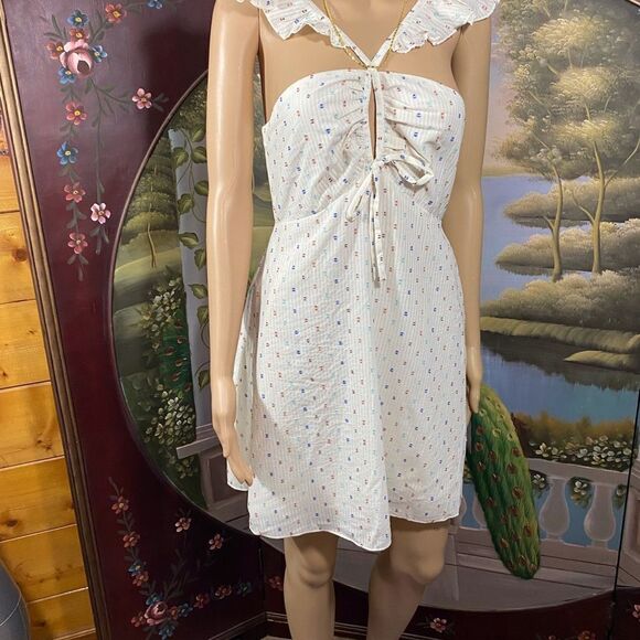 Cute Sundress with Ruffled Straps 100%% Cotton - Picture 5 of 9